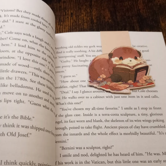 Cute Magnetic Bookmark, Bookish Otter Bookmarks Sticky Enchantments
