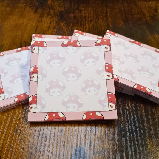 Cute Mushroom Memo Pad Notepads Sticky Enchantments