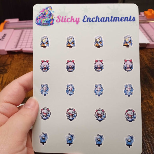 Tiny Fairy Sticker Set, Ice Fairies Stickers Sticky Enchantments