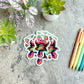 Plumeria Tropical Fairy Sticker