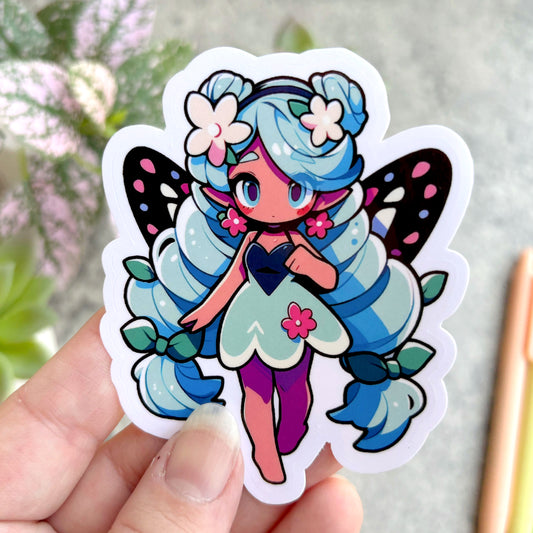 Cerulean Tropical Fairy Sticker