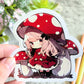 Cute Mushroom Fairies Sticker Set, 3" or 2"