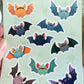 Cute Colorful Bats Vinyl Sticker Sheet