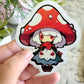 Cute Mushroom Fairies Sticker Set, 3" or 2"