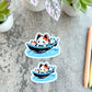 Sea Captain Summer Calico Cat Sticker