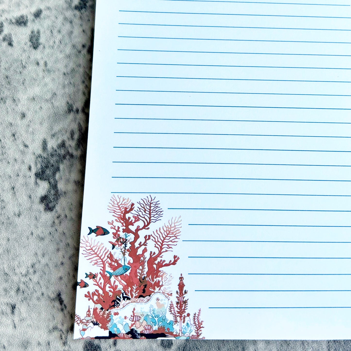 Minimalist Coral Notepad