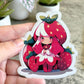 Cute Strawberry Fairies Sticker Set, 3" or 2"