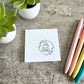 Breezy Leafy Mushroom Memo Pad