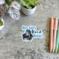 Hot Guys Read Books Sticker