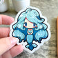 Cute Mermaid Sticker, Blue Cutie