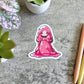 Anime Slime Girl Sticker, Pink 3" or 2"