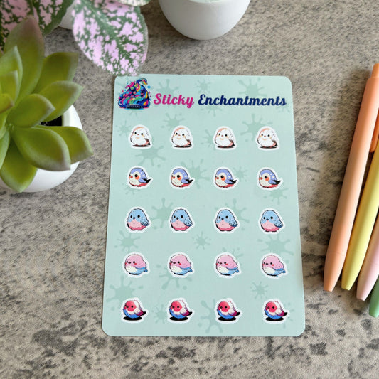 Tiny Sticker Set, Bird Lovers