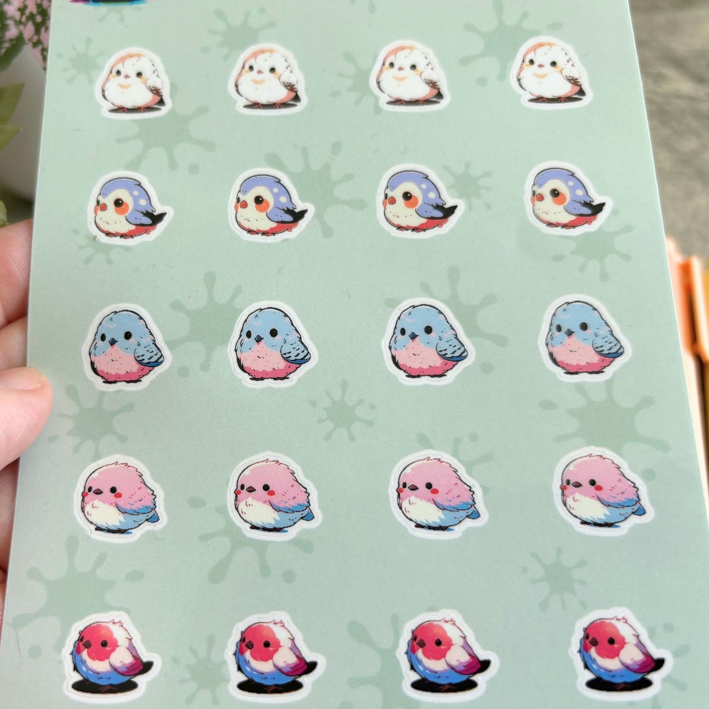 Tiny Sticker Set, Bird Lovers