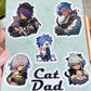 Cat Dad Sticker Sheet