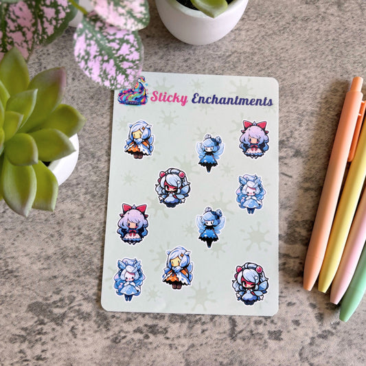 Tiny Fairy Sticker Set, Ice Fairies