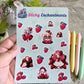 Kawaii Strawberry Fairy Sticker Sheet