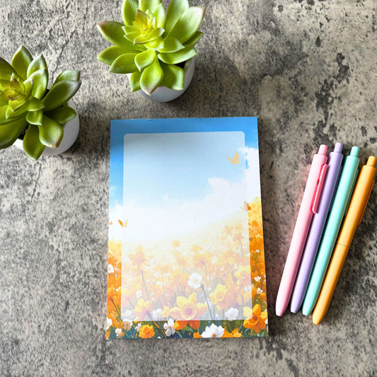 Field of Daffodils Notepad