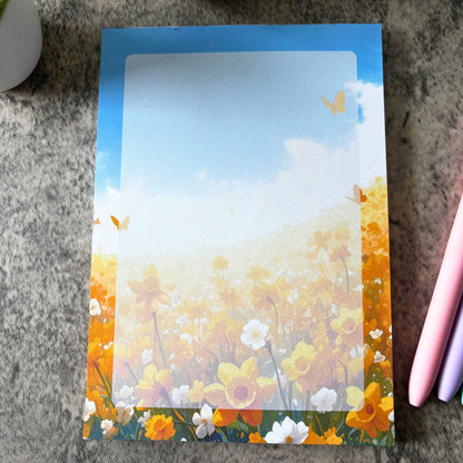 Field of Daffodils Notepad