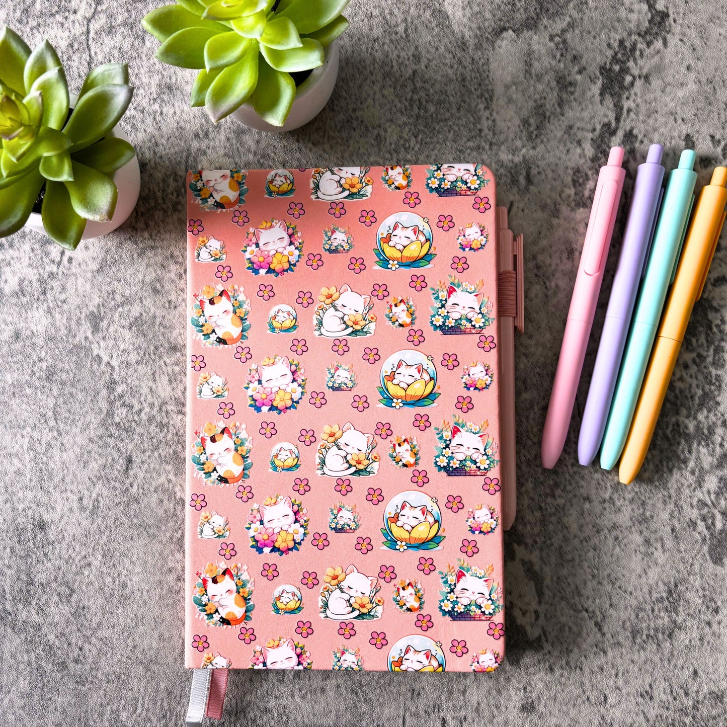 Cute Spring Cats Journal