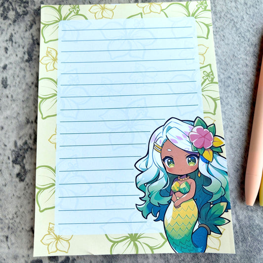 Tropical Mermaid Notepad