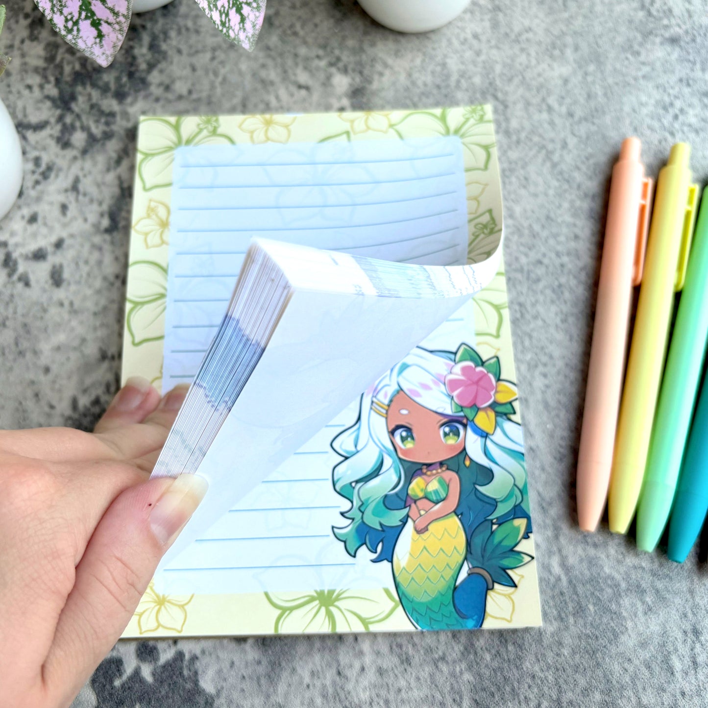 Tropical Mermaid Notepad