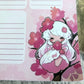 Weekly Planner Notepad, Cherry Blossom Fairy Notepad