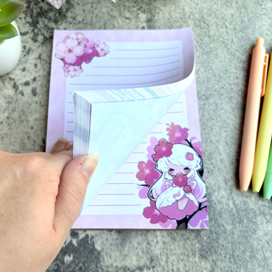 Cherry Blossom Fairy Notepad