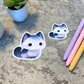 Cute Cat Sticker, Galaxy Space Cat