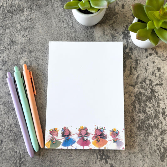 Cute Dancing Fairies Notepad