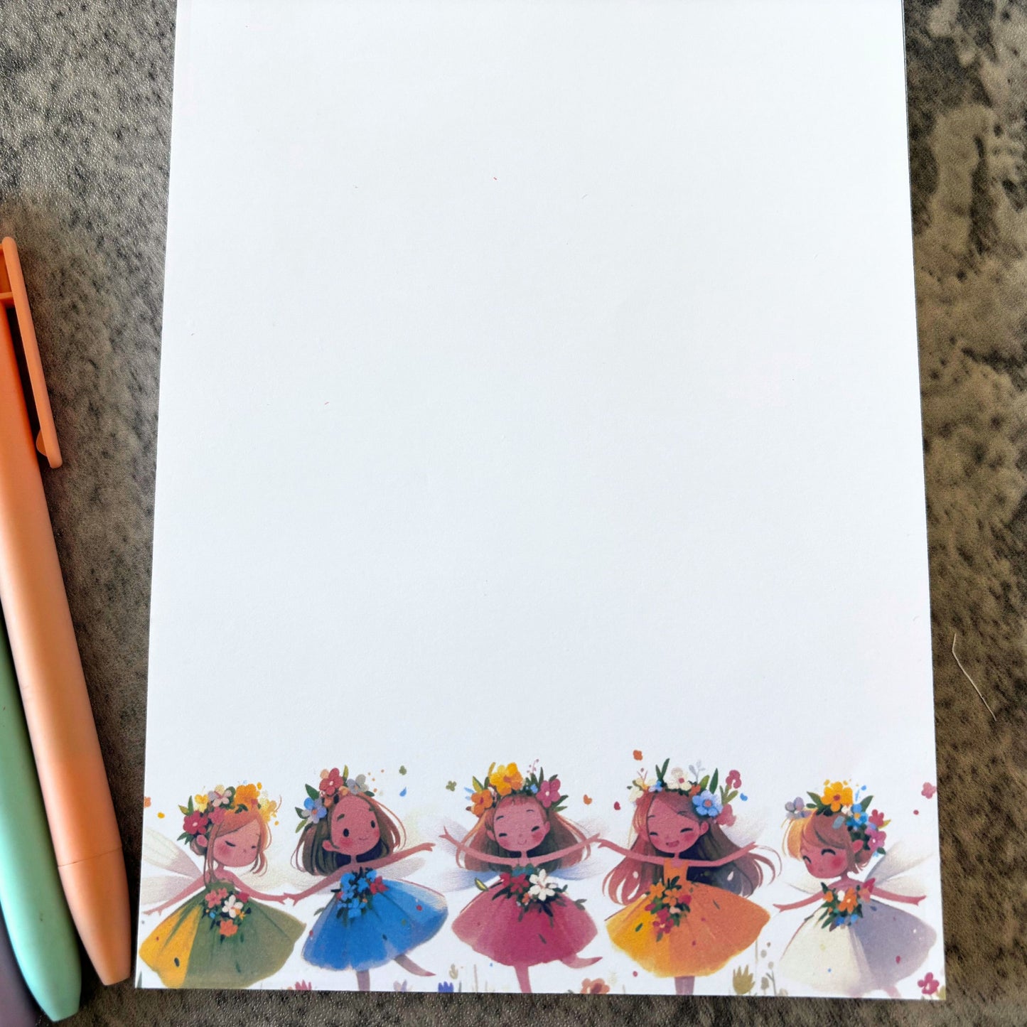 Cute Dancing Fairies Notepad