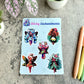 Kawaii Tropical Fairy Sticker Sheet