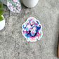 Rainbow Slime Girl Sticker