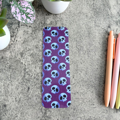 Spooky Bookmarks, Cute Skulls for Halloween