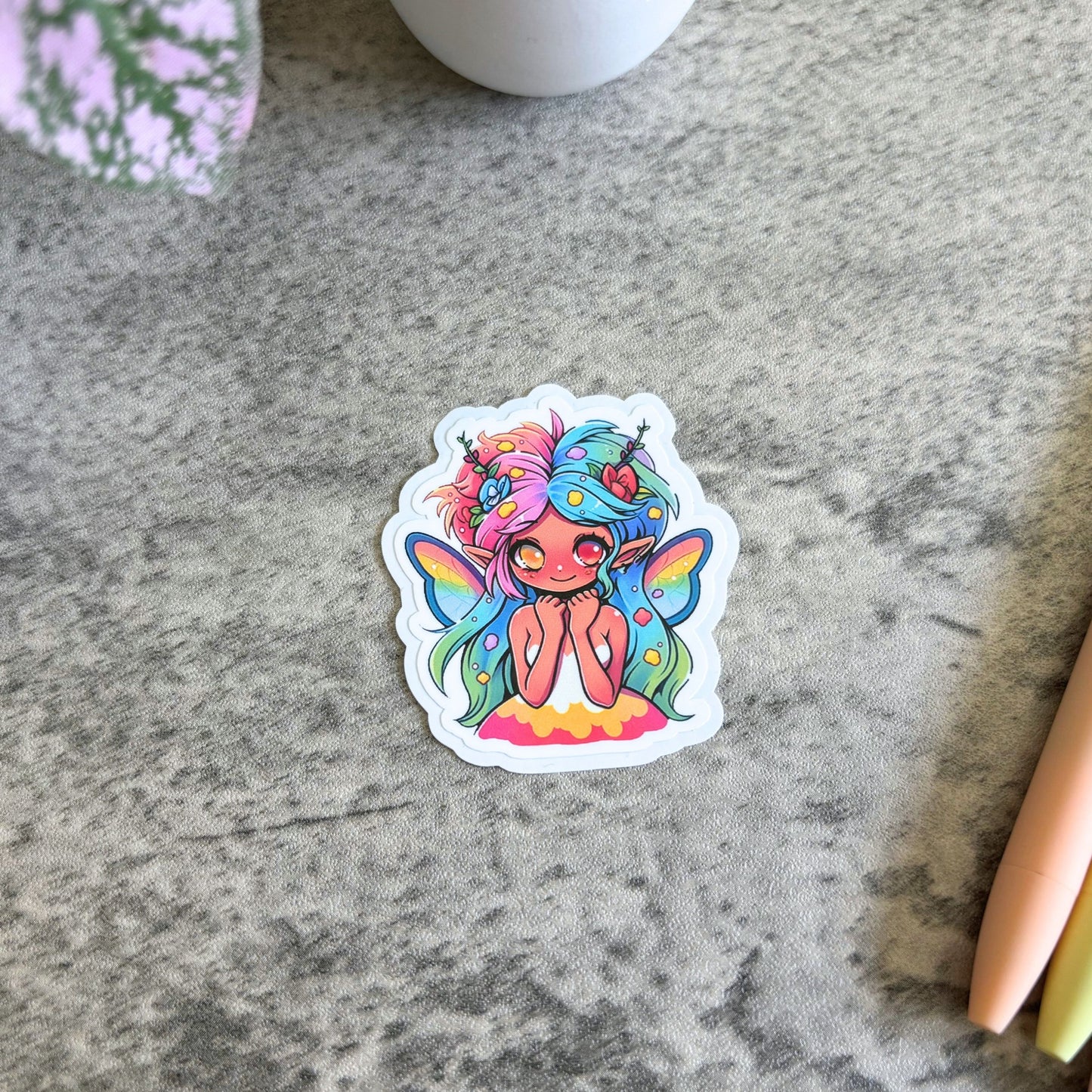 Rainbow Fairy Sticker