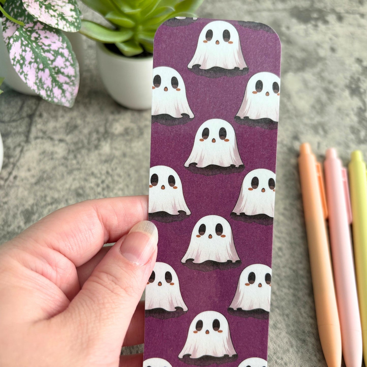 Spooky Bookmarks, Cute Ghosts for Halloween