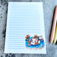 Floaty Cat Ocean Notepad