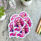 Summer Mermaid Sticker, Pink and Blue