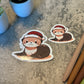 Cute Christmas Otter Sticker