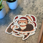 Cute Christmas Otter Sticker