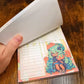 Kawaii Slime Girl Notepad, Orange and Green Notepads Sticky Enchantments