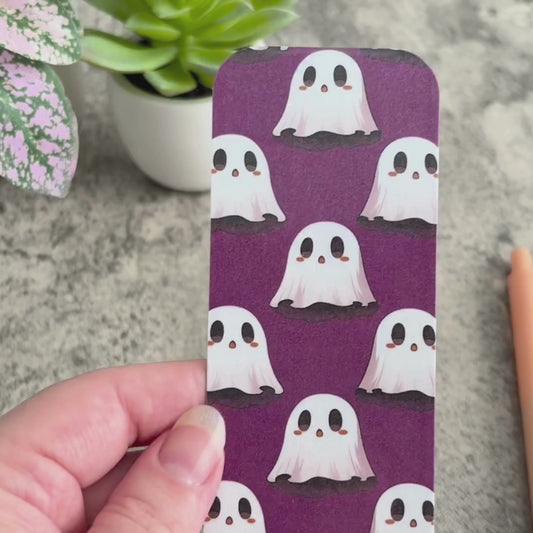 Spooky Bookmarks, Cute Ghosts for Halloween